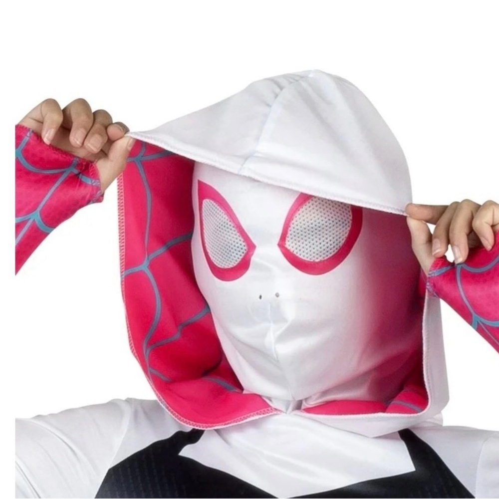 Kids MARVEL Spider Gwen Girls Adaptive Halloween Costume Size L (10-12)